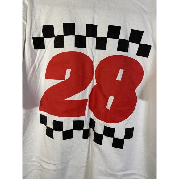 Vintage 90s Davey Allison Shirt Single Stitch Double Sided Nascar Adult XL - Picture 9 of 9